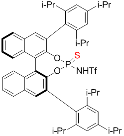 1042671-81-7 | 1,1,1-trifluoro-N-[(11bS)-4-sulfido-2,6-bis[2,4,6-tris(1-methylethyl)phenyl]dinaphtho[2,1-d:1',2'-f][1,3,2]dioxaphosphepin-4-yl]-Methanesulfonamide