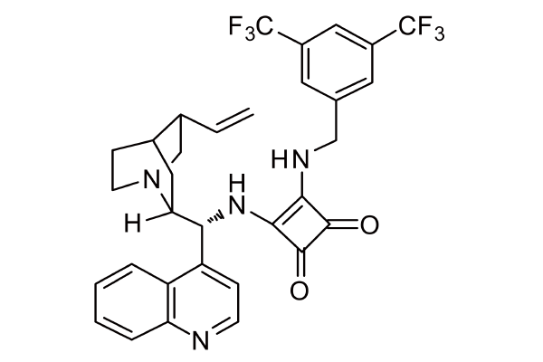 1073917-09-5  | 3-[[[3,?5-bis(trifluoromethyl)phenyl]methyl]amino]-4-[(9R)-cinchonan-9-ylamino]-3-Cyclobutene-1,2-dione