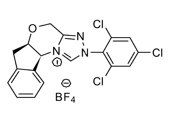 1214711-48-4   | (5aS,10bR)-5a,10b-dihydro-2-(2,4,6-trichlorophenyl)-4H,6H-Indeno[2,1-b][1,2,4]triazolo[4,3-d][1,4]oxazinium tetrafluoroborate