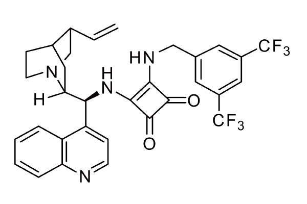 1223105-69-8  | 3-[[[3,5-bis(trifluoromethyl)phenyl]methyl]amino]-4-[(8α,9S)-cinchonan-9-ylamino]-3-Cyclobutene-1,2-dione