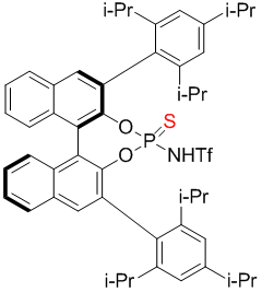 1239466-16-0 | 1,1,1-trifluoro-N-[(11bR)-4-sulfido-2,6-bis[2,4,6-tris(1-methylethyl)phenyl]dinaphtho[2,1-d:1',2'-f][1,3,2]dioxaphosphepin-4-yl]-Methanesulfonamide