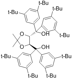 1267410-67-2   | (4S,5S)-2,2-Dimethyl-α,α,α',α'-tetrakis[3,5-bis(1,1-dimethylethyl)phenyl]?
dioxolane-4,5-dimethanol 