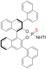 1283073-27-7 |  N-[(11bR)-2,6-di-1-naphthalenyl-4-sulfidodinaphtho[2,1-d:1',2'-f][1,3,2]dioxaphosphepin-4-yl]-1,1,1-trifluoro-Methanesulfonamide