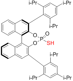 1314132-81-4 | (11bR)-4-mercapto-2,6-bis[2,4,6-tris(1-methylethyl)phenyl]-4-oxide-Dinaphtho[2,1-d:1',2'f][1,3,2]dioxaphosphepin