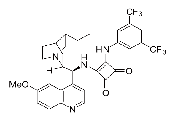 1352957-59-5 | 3-[[3,5-Bis(trifluoromethyl)phenyl]amino]-4-[[(8α,9S)-10,11-dihydro-6'-methoxycinchonan-9-yl]amino]-3-cyclobutene-1,2-dione