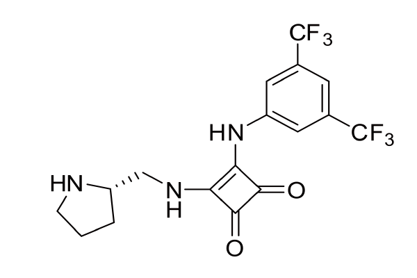 1356935-80-2 | 3-[[3,5-Bis(trifluoromethyl)phenyl]amino]-4-[[(2S)-2-pyrrolidinylmethyl]amino]-3-cyclobutene-1,2-dione