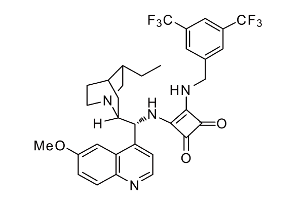 1363811-07-7  | 3-[[[3,5-bis(trifluoromethyl)phenyl]methyl]amino]-4-[[(9R)-10,11-dihydro-6'-methoxycinchonan-9-yl]amino]-3-Cyclobutene-1,2-dione
