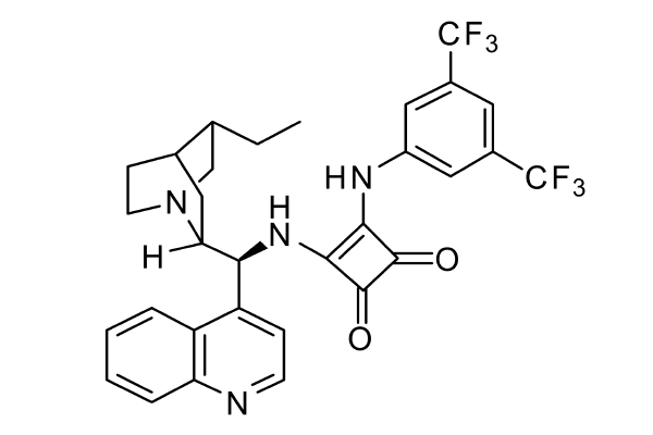 1407166-62-4  |  3-[[3,5-bis(trifluoromethyl)phenyl]amino]-4-[[(8α,9S)-10,11-dihydrocinchonan9-yl]amino]-3-Cyclobutene-1,2-dione 