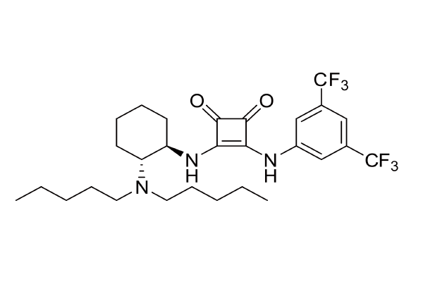 1411983-40-8 | 3-[[3,5-Bis(trifluoromethyl)phenyl]amino]-4-[[(1R,2R)-2-(dipentylamino)cyclohexyl]amino]-3-cyclobutene-1,2-dione