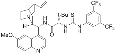 1451051-04-9 | (2S)-2-[[[[3,5-bis(trifluoromethyl)phenyl]amino]thioxomethyl]amino]-N-[(9R)-6'-methoxycinchonan-9-yl]-3,3-dimethyl-Butanamide