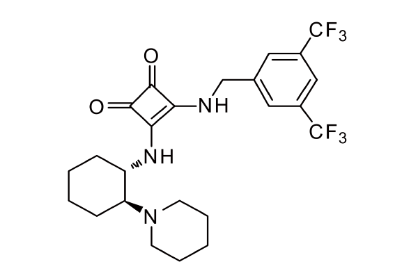 1570357-03-7 | 3-((3,5-bis(trifluoromethyl)benzyl)amino)-4-(((1S,2S)-2-(piperidin-1-yl)cyclohexyl)amino)cyclobut-3-ene-1,2-dione