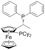 158923-09-2 | (R)-1-[(SP)-2-(Dicyclohexylphosphino)ferrocenylethyl]diphenylphosphine