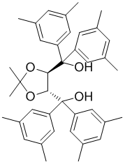 158953-00-5   | (4R,5R)-2,2-Dimethyl-α,α,α',α'--tetrakis(3,5-dimethylphenyl)
dioxolane-4,5-dimethanol 