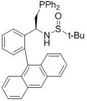 1936438-22-0 | [S(R)]-N-[(1S)-1-[2-(9-
anthracenyl)phenyl]-2-
(diphenylphosphino)ethyl]-2-methyl-2-Propanesulfinamide