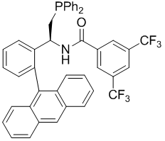 2011787-22-5 | N-[(1S)-1-[2-(9-anthracenyl)phenyl]-2-(diphenylphosphino)ethyl]-3,5-bis(trifluoromethyl)-Benzamide