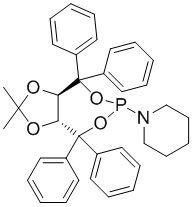 213843-95-9 | 1-[(3aR,8aR)-tetrahydro-2,2-
dimethyl-4,4,8,8-tetraphenyl-1,3-dioxolo[4,5-
e][1,3,2]dioxaphosphepin-6-yl]-Piperidine