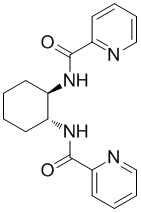 218290-24-5  | 1R,2R- N,N’-1,2-Diaminocyclohexanediylbis
(2-pyridinecarboxamide) 