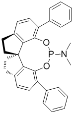 636601-23-5 | (11aS)- 10,11,12,13-tetrahydro-N,N-dimethyl-
1,9-diphenyl-Diindeno[7,1-de:1',7'-fg][1,3,2]dioxaphosphocin-
5-amine