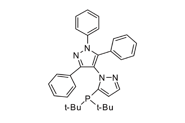 894086-00-1 | 5-[bis(1,1-
dimethylethyl)phosphino]-1',3',5'-triphenyl-1,4'-Bi-1H-pyrazole